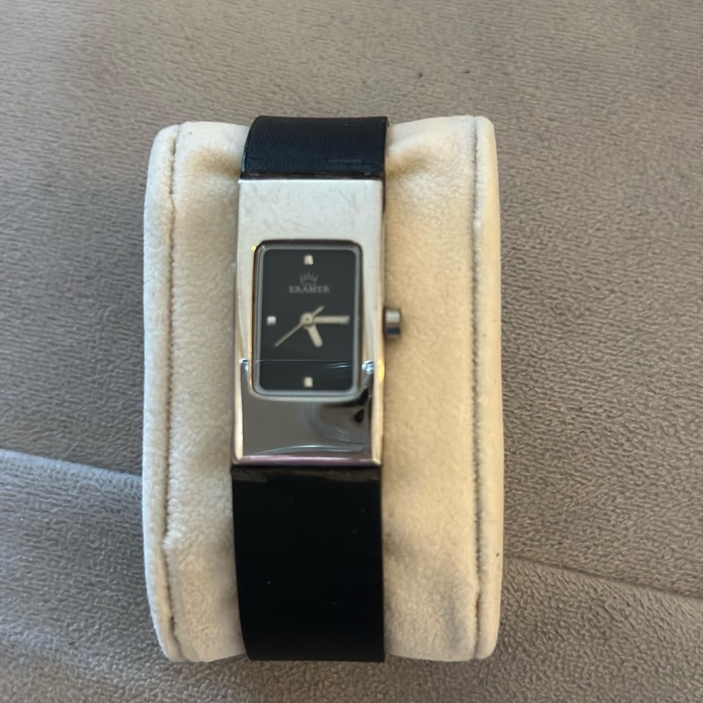 Skagen Black and Silver Women's Watch